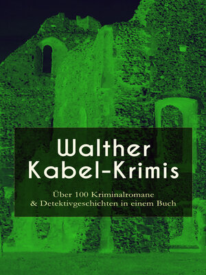 cover image of Walther Kabel-Krimis